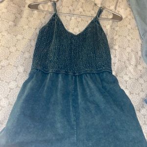 Romper, Size: Small Color: teal/blue